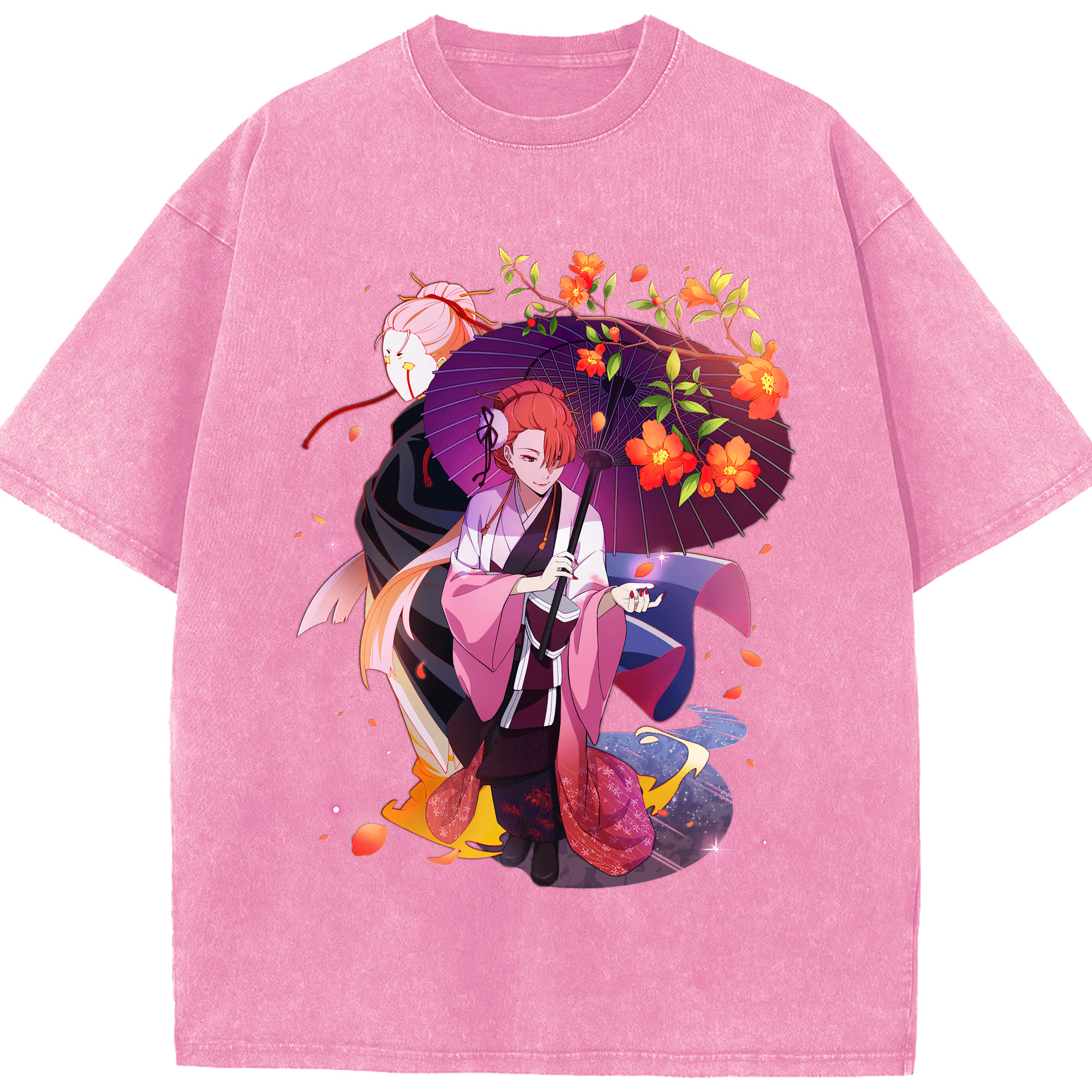 （画像用） 文豪ストレイドッグス Bungo Stray Dogs 綿100% ヴィンテージ風 半袖Tシャツ（フロントプリント）